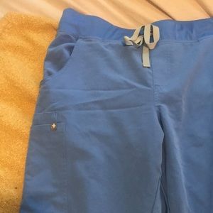 Ceil blue FIGS scrub pants